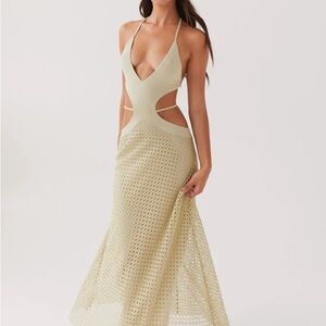 Peppermayo Enchanted Melodies Maxi Dress in Sage